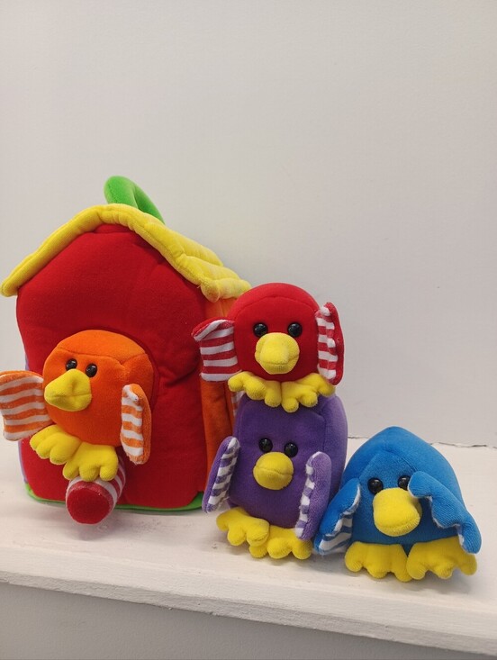 Melissa & Doug Other - Melissa And Doug Bird House Shape Sorter Sensory Nesting Toy Set